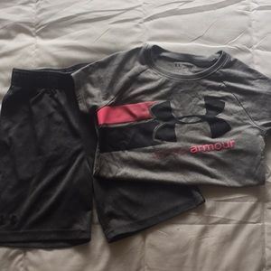 Under Armour Girls Basketball set
